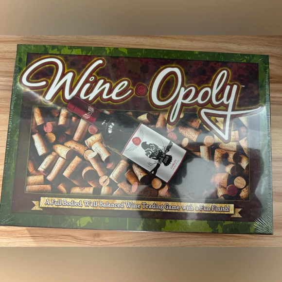 WINEOPOLY Wine Trading Board Game Adults Party Game Wine-Opoly Drinking Game New - Picture 1 of 3